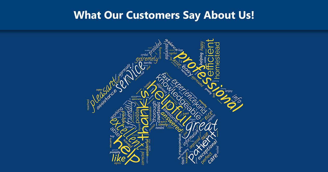 Image: Click to see image of what our customers say about us